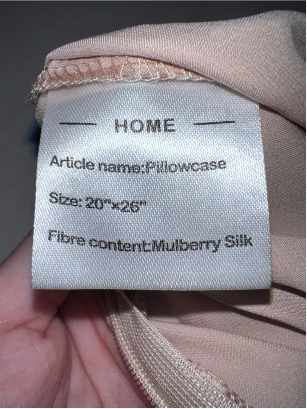 Golden Champange Mulberry Silk Pillowcase 20x26